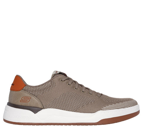 Pantofi sport, barbati, SKECHERS RELAXED FIT CORLISS DORSET 210793-TPE bej, textil